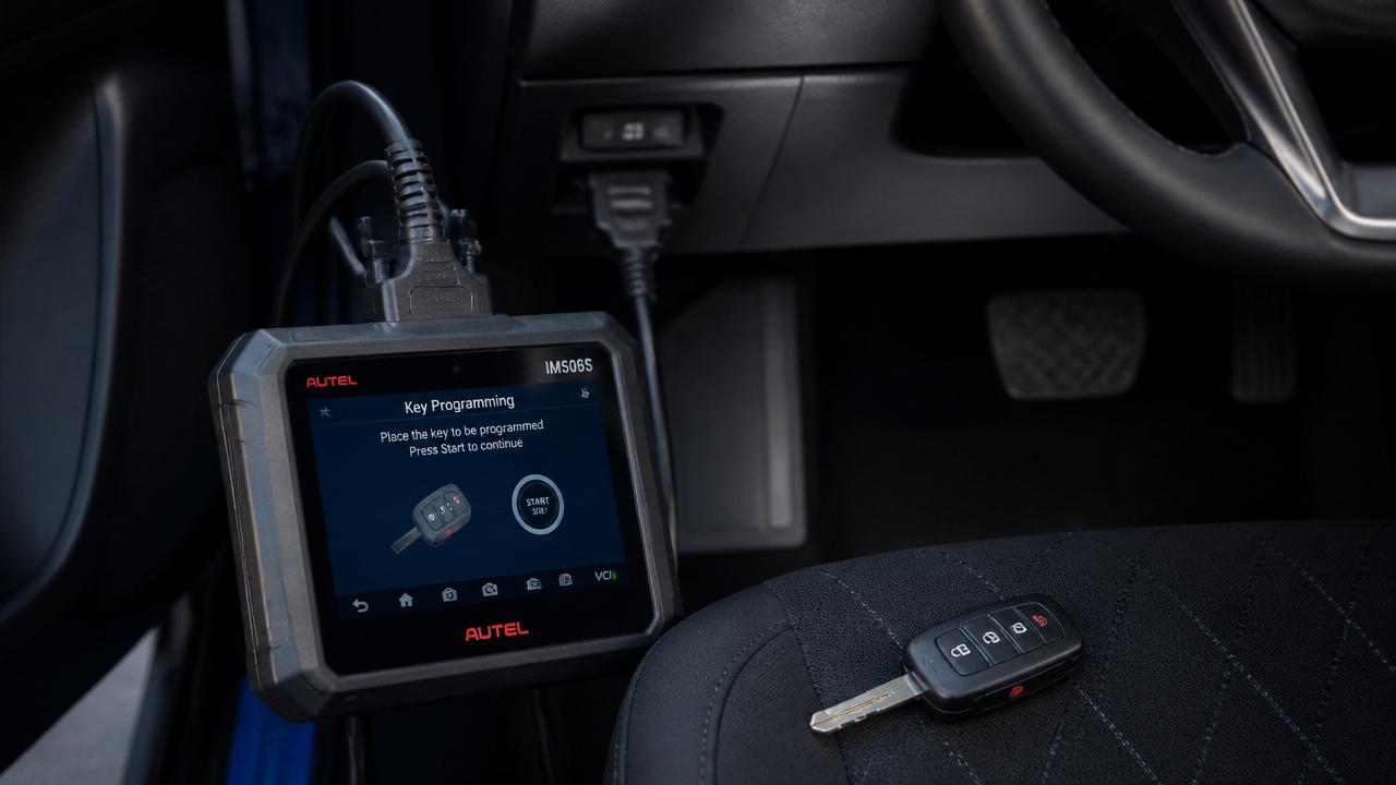 Programación de llave con chip para vehículo
